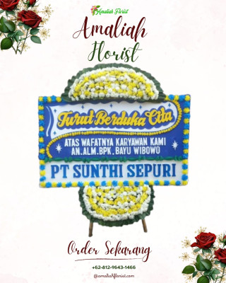 Papan Bunga Duka di Tridadi
