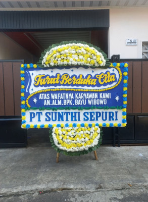Papan Bunga Duka di Tridadi